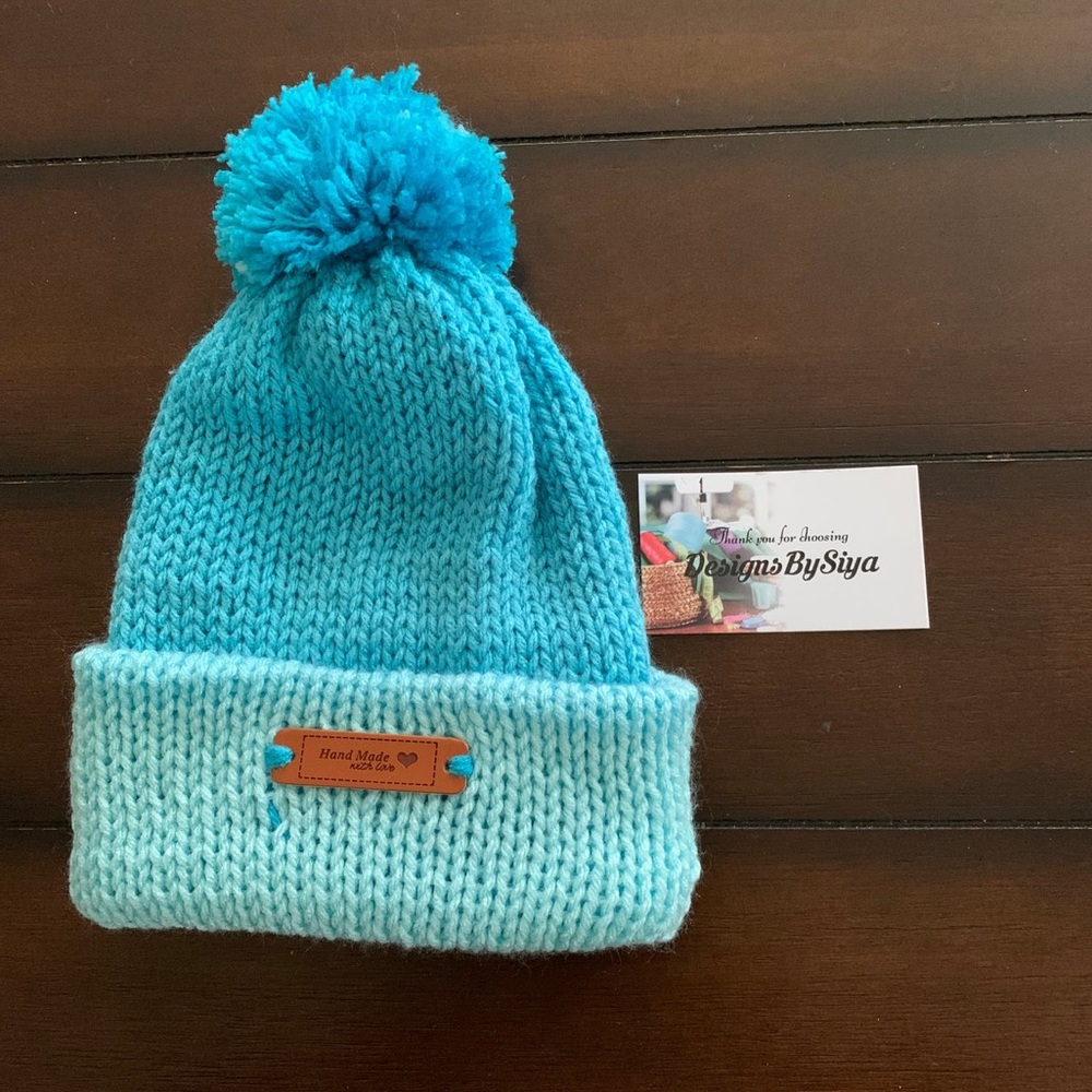 New Hand Knitted Beanie Hat